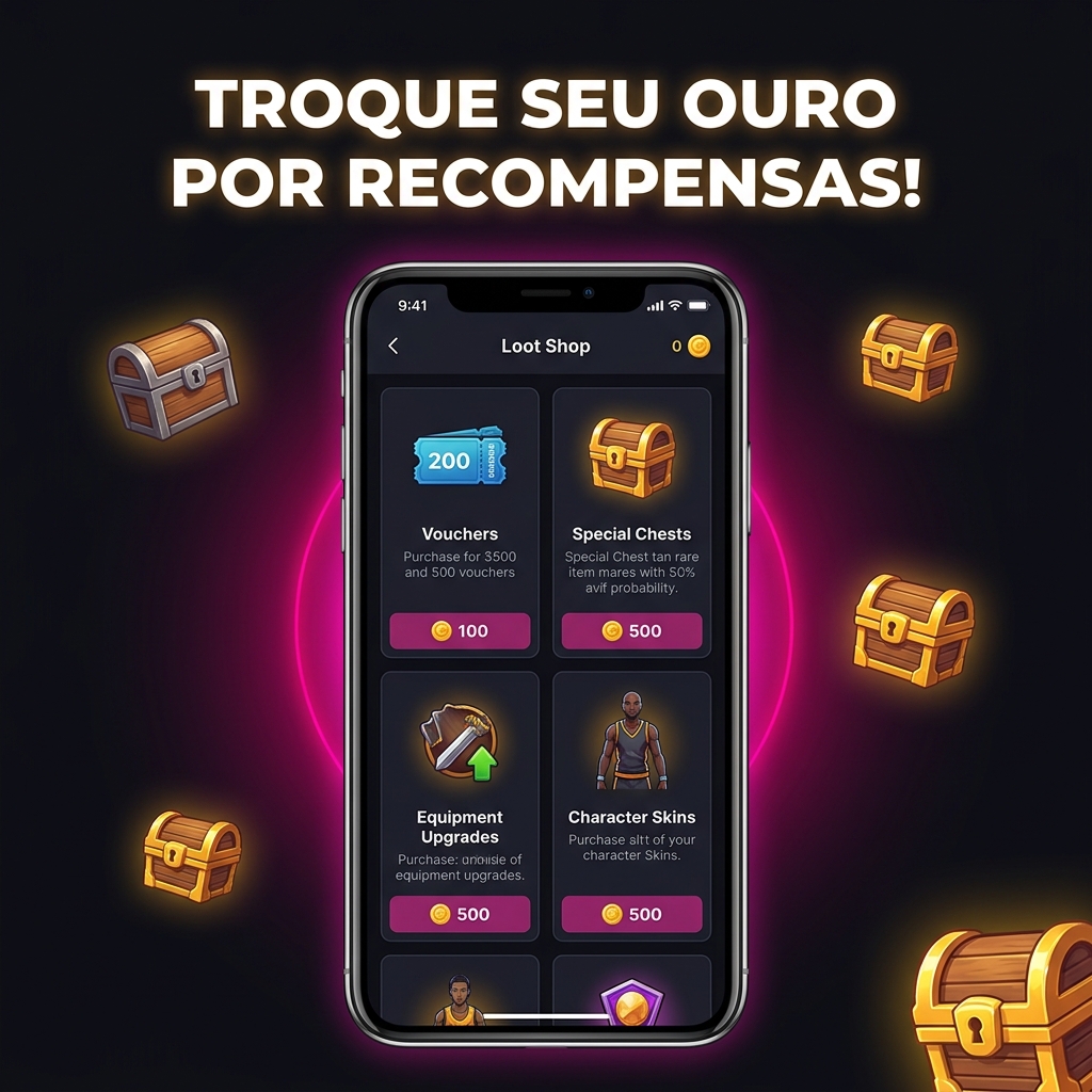 Tela da Loja de Loot